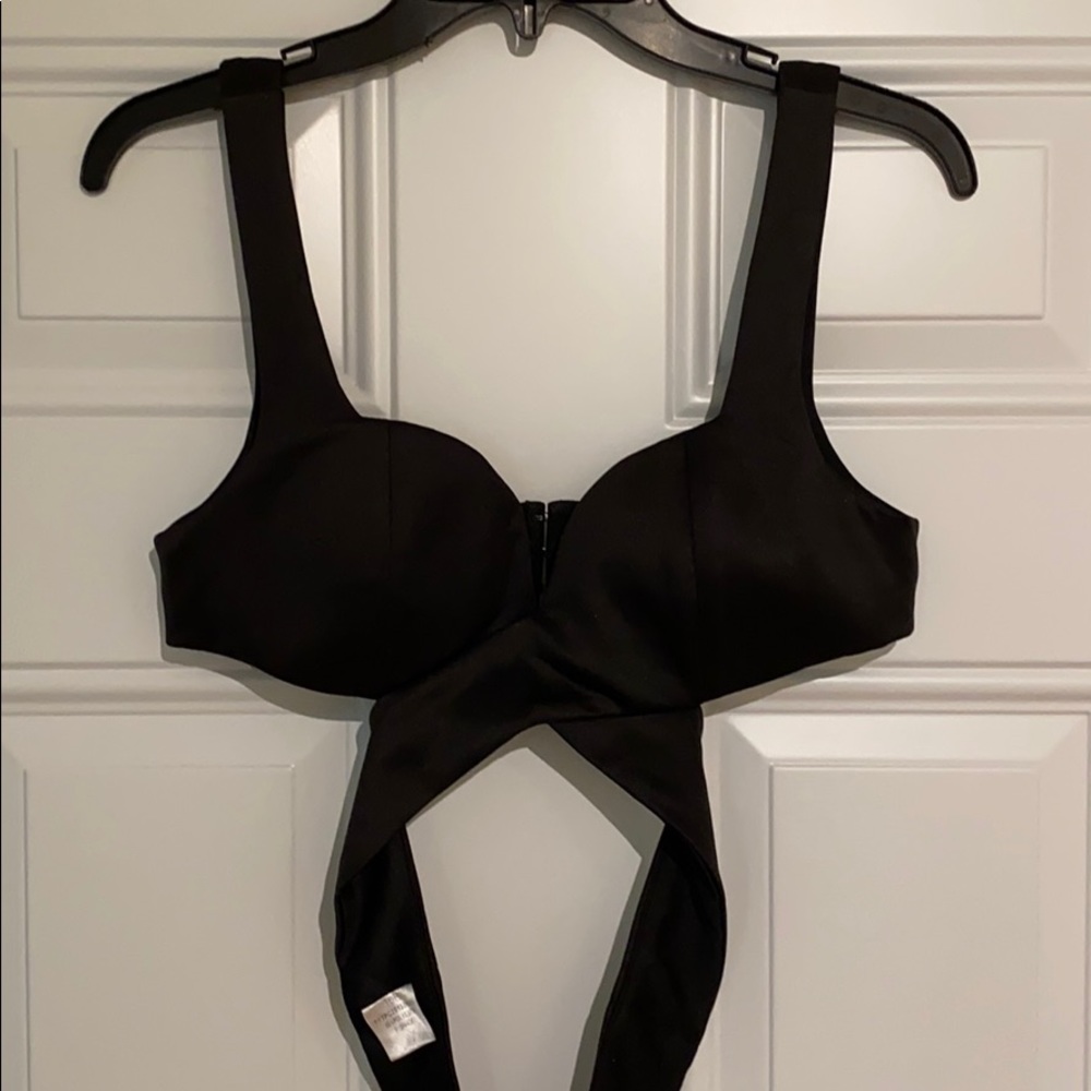 Tobi Black Crop Top